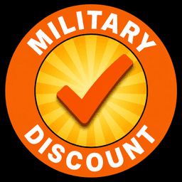 Military discount available